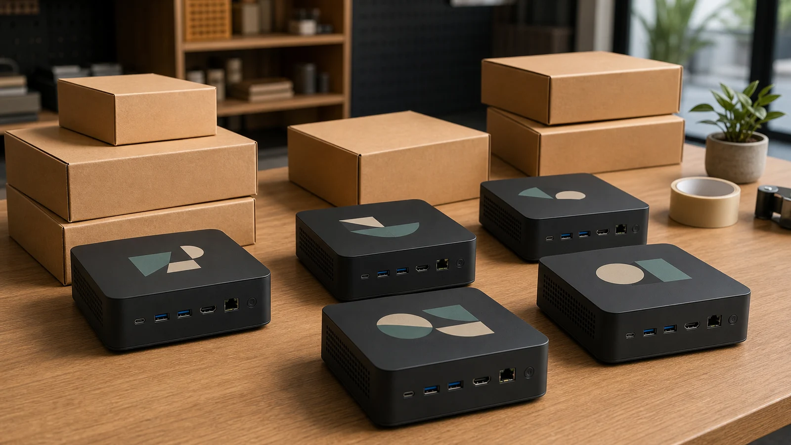 Personalized mini PCs for teams and projects.